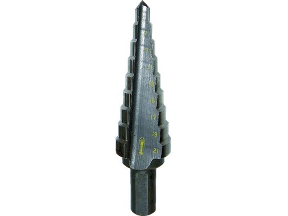 エビ ステージドリル ノンコーティング 9段 軸径10mm 5-21 LB521 エビ ステージドリル ノンコーティング 9段 軸径10mm 5-21 LB521