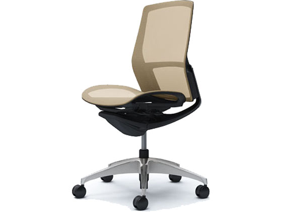 オカムラ フィノラ ミドルバック 座メッシュ 肘無し ベージュ C731BR オカムラ フィノラ ミドルバック 座メッシュ 肘無し ベージュ C731BR
