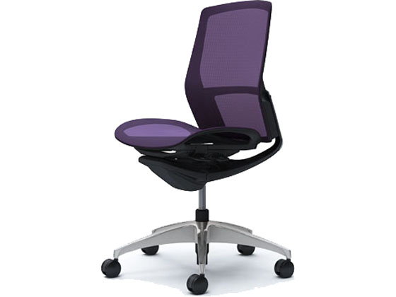 オカムラ フィノラ ミドルバック 座メッシュ 肘無し パープル C731BR オカムラ フィノラ ミドルバック 座メッシュ 肘無し パープル C731BR