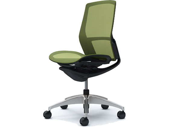オカムラ フィノラ ミドルバック 座メッシュ 肘無し グリーン C731BR オカムラ フィノラ ミドルバック 座メッシュ 肘無し グリーン C731BR