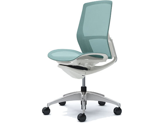 オカムラ フィノラ ミドルバック 座メッシュ 肘無し セージ C731BW オカムラ フィノラ ミドルバック 座メッシュ 肘無し セージ C731BW