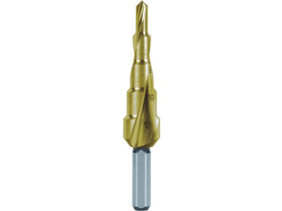 RUKO スパイラルステップドリル 12mm チタン 101050-9T RUKO スパイラルステップドリル 12mm チタン 101050-9T