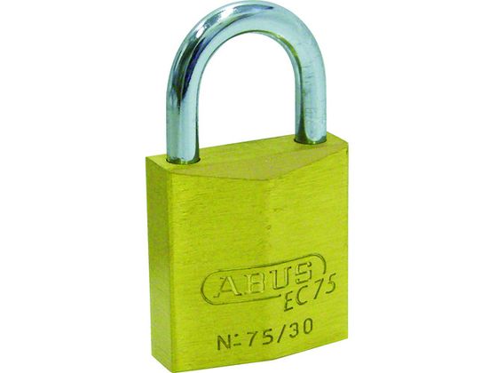 ABUS 真鍮南京錠 ディンプルシリンダー 同番 EC75-50-KA