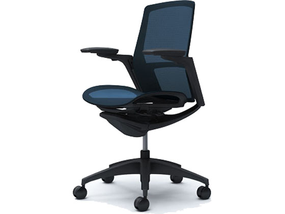 ●品番：Ｃ７８１ＭＲ Ｆ１Ｅ４●背座タイプ：背／メッシュ、座／メッシュ●カスタムパネル：ブラック●脚カラー：ブラック●ボディカラー：ブラック●肘タイプ：アジャストアーム●外寸法：幅６９０〜７４０×６８