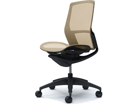 オカムラ フィノラ ミドルバック 座メッシュ 肘無し ベージュ C731MR オカムラ フィノラ ミドルバック 座メッシュ 肘無し ベージュ C731MR