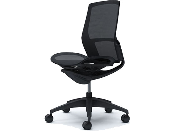 オカムラ フィノラ ミドルバック 座メッシュ 肘無し ブラック C731MR オカムラ フィノラ ミドルバック 座メッシュ 肘無し ブラック C731MR