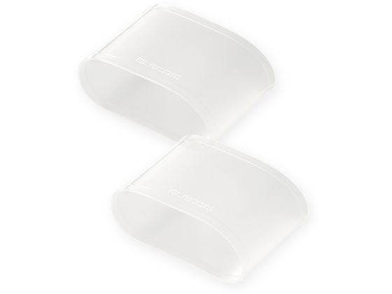 ●セット内容：リストバンド×２●カラー：クリア●材質：シリコン●バンドサイズ：本体サイズ：幅約５８ｍｍ×厚み約０．８ｍｍ×直径約６２ｍｍ、装着可能サイズの目安：約１９５ｍｍ〜約２１５ｍｍ※機器本体を装