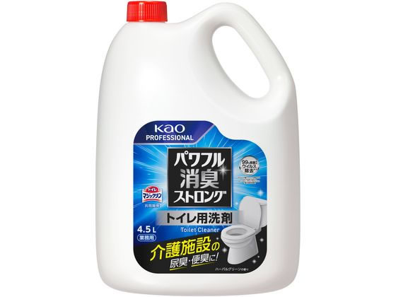 KAO パワフル消臭ストロング トイレ用洗剤 業務用 4.5L KAO パワフル消臭ストロング トイレ用洗剤 業務用 4.5L