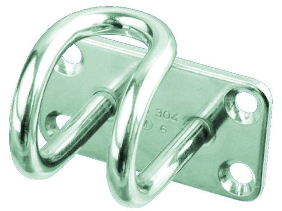 TRUSCO ステンレスワイヤープレートフック 6mm (1個=1袋) TPH-6