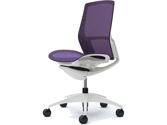 オカムラ フィノラ ミドルバック 座メッシュ 肘無し パープル C731WW オカムラ フィノラ ミドルバック 座メッシュ 肘無し パープル C731WW