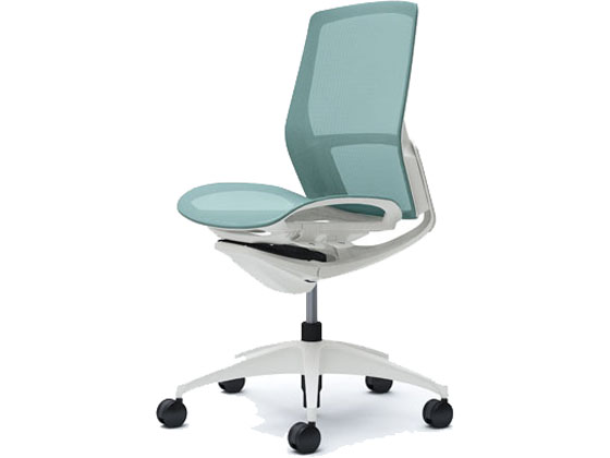オカムラ フィノラ ミドルバック 座メッシュ 肘無し セージ C731WW オカムラ フィノラ ミドルバック 座メッシュ 肘無し セージ C731WW