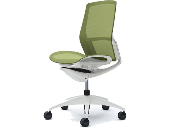 オカムラ フィノラ ミドルバック 座メッシュ 肘無し グリーン C731WW オカムラ フィノラ ミドルバック 座メッシュ 肘無し グリーン C731WW