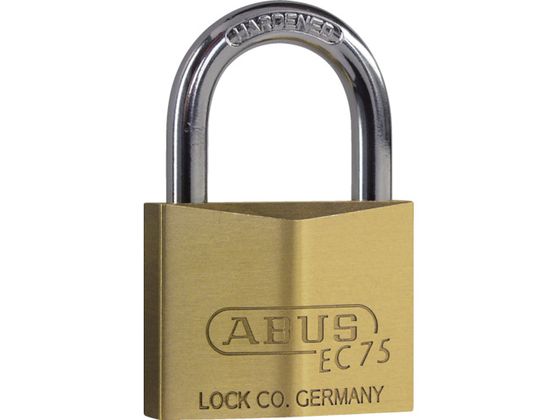 ABUS 真鍮南京錠 ディンプルシリンダー バラ番 EC75-60-KD
