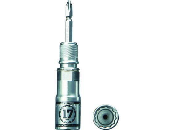 スーパー 電ドル用ソケットビット(着脱式) プロスペック 17×6.35mm DSE17 スーパー 電ドル用ソケットビット(着脱式) プロスペック 17×6.35mm DSE17