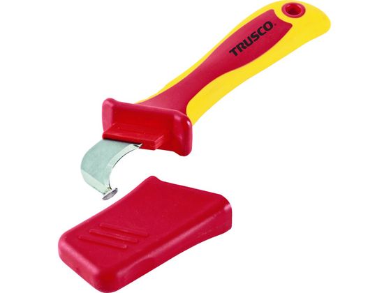 TRUSCO 絶縁電工ナイフ(鎌形刃タイプ) 180mm TZEN-200E TRUSCO 絶縁電工ナイフ(鎌形刃タイプ) 180mm TZEN-200E