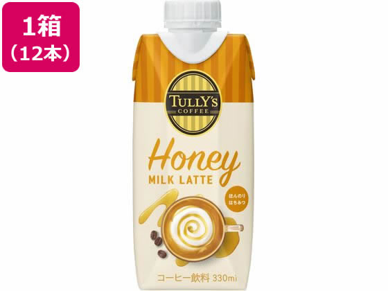 伊藤園 TULLY'S COFFEE ハニーミルクラテ 330ml×12本 伊藤園 TULLY'S COFFEE ハニーミルクラテ 330ml×12本