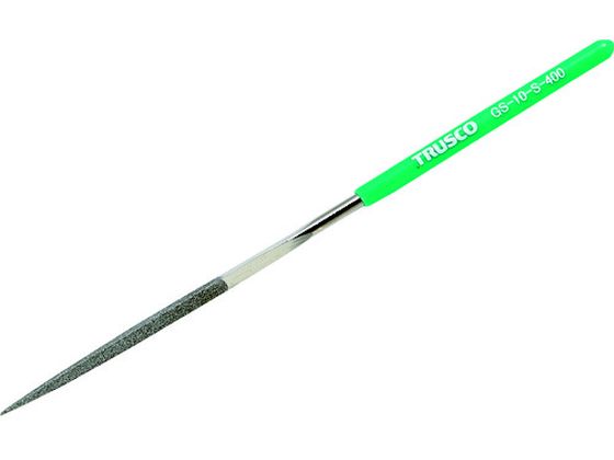 TRUSCO ダイヤモンドヤスリ 精密用 10本組 三角 GS-10-S-400 TRUSCO ダイヤモンドヤスリ 精密用 10本組 三角 GS-10-S-400