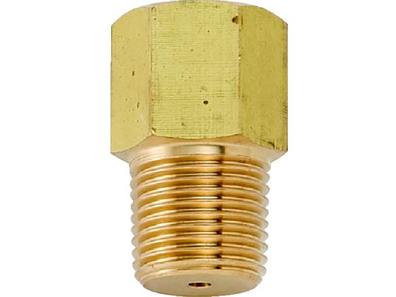 ●型番：MJ-271●取付ねじd1×d2：G1／4×R1／4 ●ねじ長さ（mm）：16 ●全長（mm）：34●黄銅