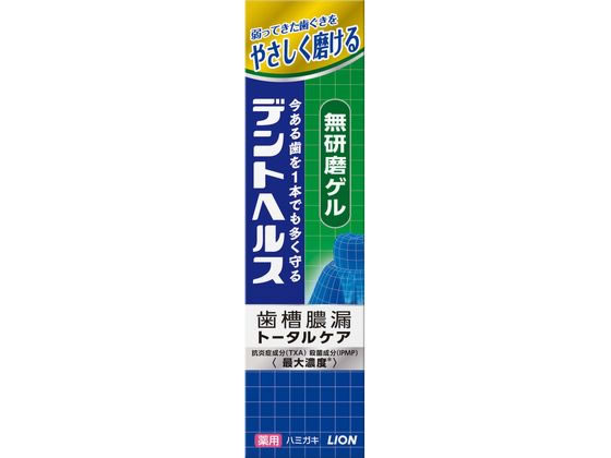 ライオン デントヘルス 薬用ハミガキ無研磨ゲル 28g