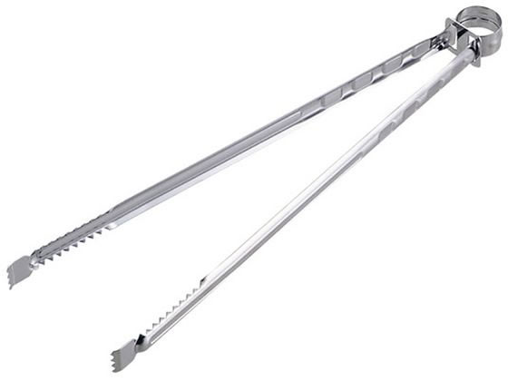 キャプテンスタッグ レスト ステンレス炭バサミ 45cm