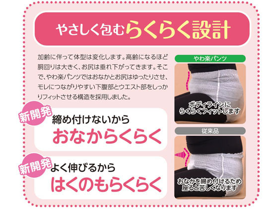 白十字 サルバ やわ楽パンツ M-Lサイズ 24枚入が2,103円 通販