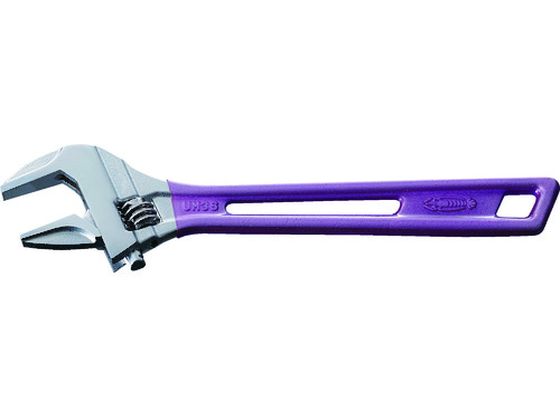 エビ ハイブリッドモンキーレンチ スケルトン バイオレット 245mm UM36V エビ ハイブリッドモンキーレンチ スケルトン バイオレット 245mm UM36V