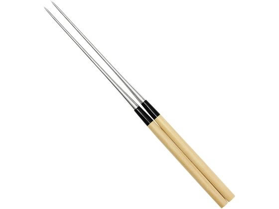 金口製作所 本焼ステンレス 朴柄盛箸 165mm No.21016 金口製作所 本焼ステンレス 朴柄盛箸 165mm No.21016