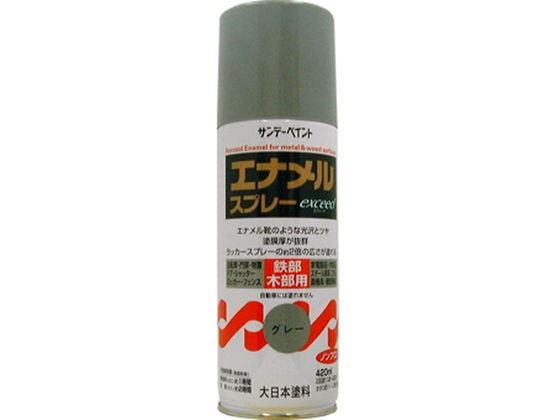 サンデーペイント エナメルスプレー exceed グレー 420mL #23N15