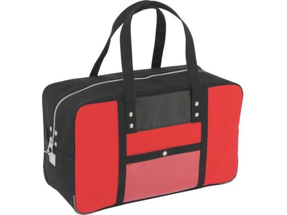 SANEI 帆布メール用ボストン(L)馬蹄錠金具付 赤 BTL-U-02 SANEI 帆布メール用ボストン(L)馬蹄錠金具付 赤 BTL-U-02