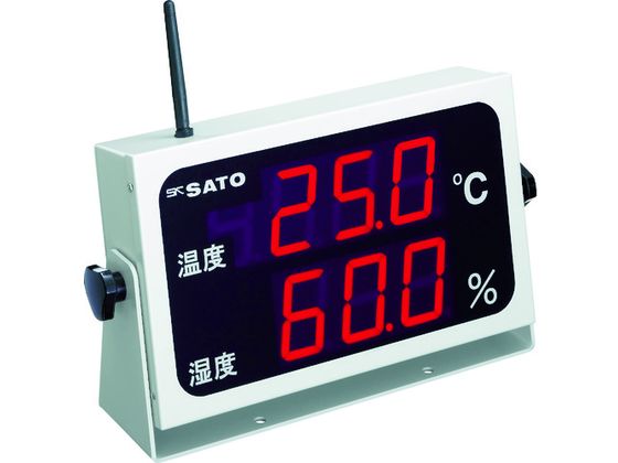 佐藤 コードレス温湿度表示器(8102-00) SK-M350R-TRH