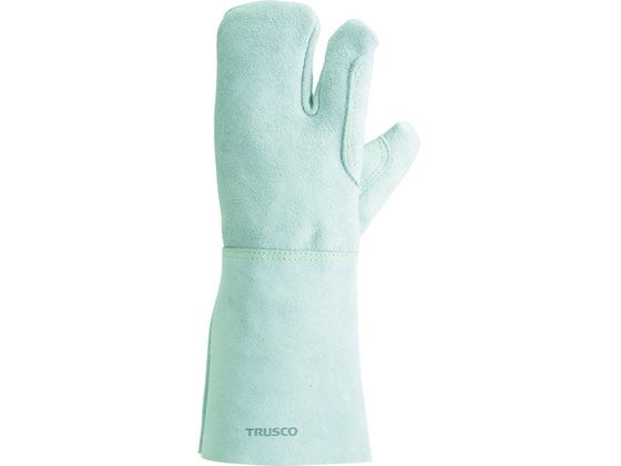 TRUSCO ケブラー(R)糸使用溶接手袋 3本指 左手のみ 裏綿