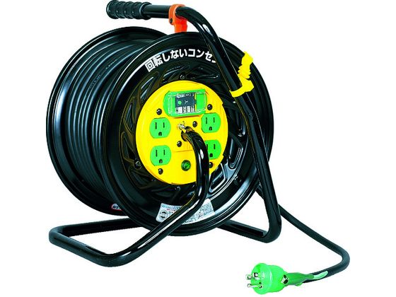 日動 電工ドラム マジックリール 100V 3芯 30m アース漏電しゃ断器付 Z-EB34 日動 電工ドラム マジックリール 100V 3芯 30m アース漏電しゃ断器付 Z-EB34