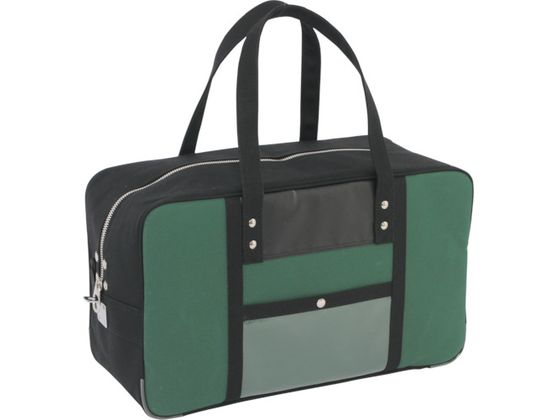 SANEI 帆布メール用ボストン(L)馬蹄錠金具付 モスグリーン BTL-U-07 SANEI 帆布メール用ボストン(L)馬蹄錠金具付 モスグリーン BTL-U-07