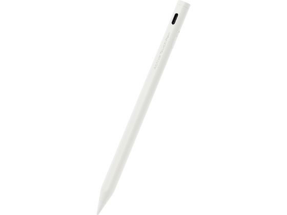 エレコム 充電式アクティブタッチペン iPad ホワイト P-TPACSTAP02WH エレコム 充電式アクティブタッチペン iPad ホワイト P-TPACSTAP02WH