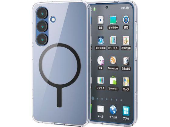エレコム Galaxy S25 SC-51F ケース ワイヤレス 黒 PM-G251MAG02BK エレコム Galaxy S25 SC-51F ケース ワイヤレス 黒 PM-G251MAG02BK
