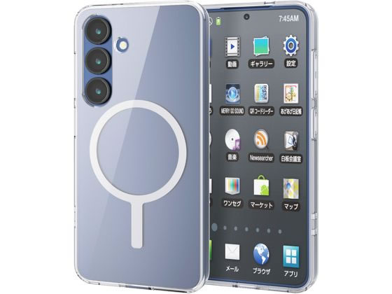 エレコム Galaxy S25 SC-51F ケース ワイヤレス 白 PM-G251MAG02WH エレコム Galaxy S25 SC-51F ケース ワイヤレス 白 PM-G251MAG02WH