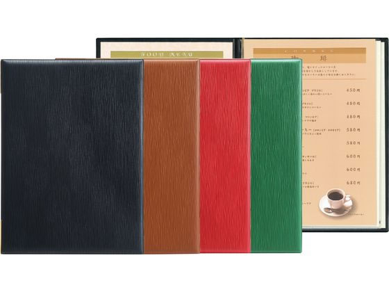 シンビ 洋風メニューブック MS-301 黒 3102070 シンビ 洋風メニューブック MS-301 黒 3102070