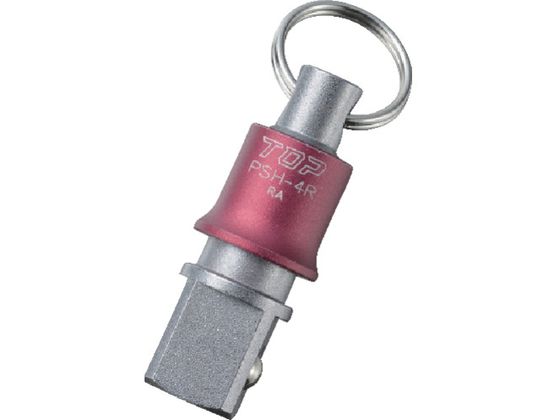 ●型番：PSH-4R●色：レッド●差込角（ｍｍ）：１２．７●全長（ｍｍ）：４７．６●差込口（ｍｍ）：１２．７●スライド部：アルミ合金●その他：鉄