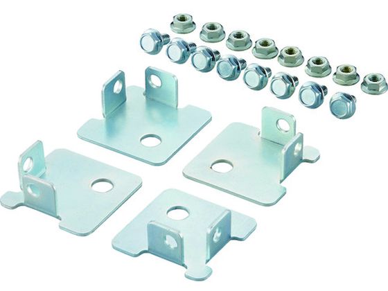 SBL型抗菌塗装セミボルトレス軽量棚用 床固定用ベースプレート