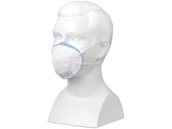 アズワン 使い捨て式防じんマスク 排気弁付き 10枚入 DD11V-S2-5フックシキ 1-8901-13 アズワン 使い捨て式防じんマスク 排気弁付き 10枚入 DD11V-S2-5フックシキ 1-8901-13