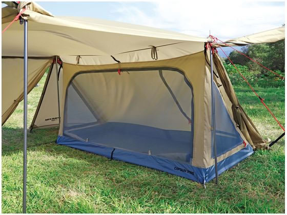 UB-2013 トレッカー イージーライトコット〈ワイド〉(ブラック) CAPTAIN STAG CAPTAIN STAG（キャプテンスタッグ） トレッカー イージーライトコット