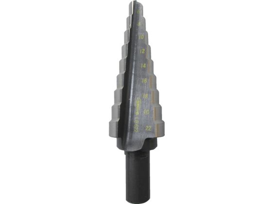 エビ ステージドリル ノンコーティング 9段 軸径10mm 6-22 LB622 エビ ステージドリル ノンコーティング 9段 軸径10mm 6-22 LB622