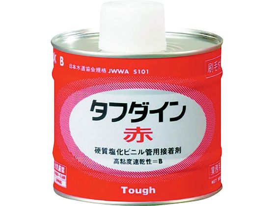 クボタケミックス 塩ビ用接着剤 タフダイン赤 500G AKA500G
