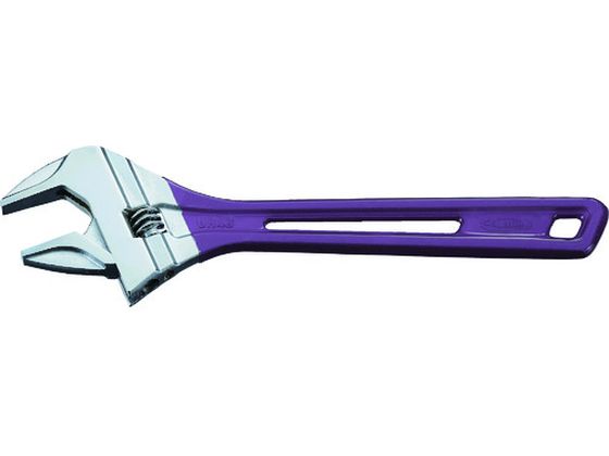 エビ ハイブリッドモンキーレンチ スケルトン バイオレット 300mm UM46V エビ ハイブリッドモンキーレンチ スケルトン バイオレット 300mm UM46V