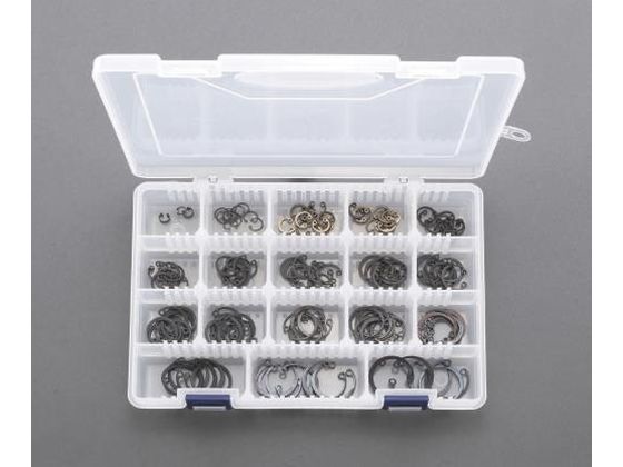 エスコ 穴用スナップリングセット 6-25mm EA949PA-1 エスコ 穴用スナップリングセット 6-25mm EA949PA-1