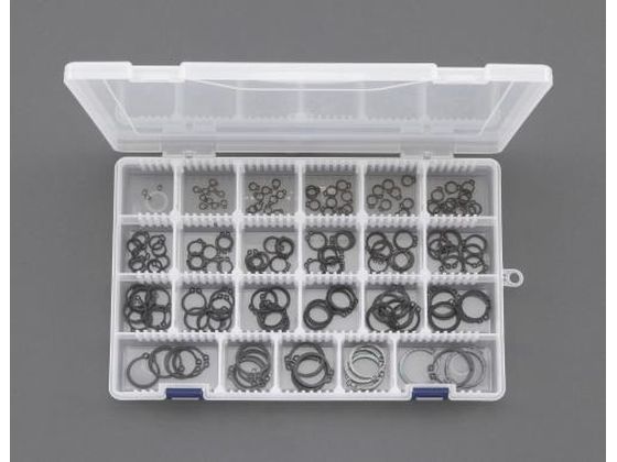 エスコ 軸用スナップリングセット 3-25mm EA949PA-2 エスコ 軸用スナップリングセット 3-25mm EA949PA-2