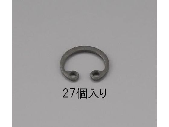 エスコ 穴用スナップリング 27個 9mm EA949PA-109