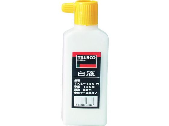 TRUSCO 白液 180cc 白 TKE-180