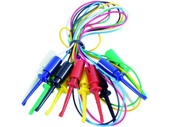 テイシン ICテストリード 50cm ICクリップS両端付 1袋(PK)=6本入 TLA-101 テイシン ICテストリード 50cm ICクリップS両端付 1袋(PK)=6本入 TLA-101