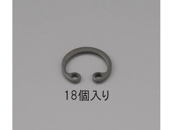 エスコ 穴用スナップリング 18個 16mm EA949PA-116